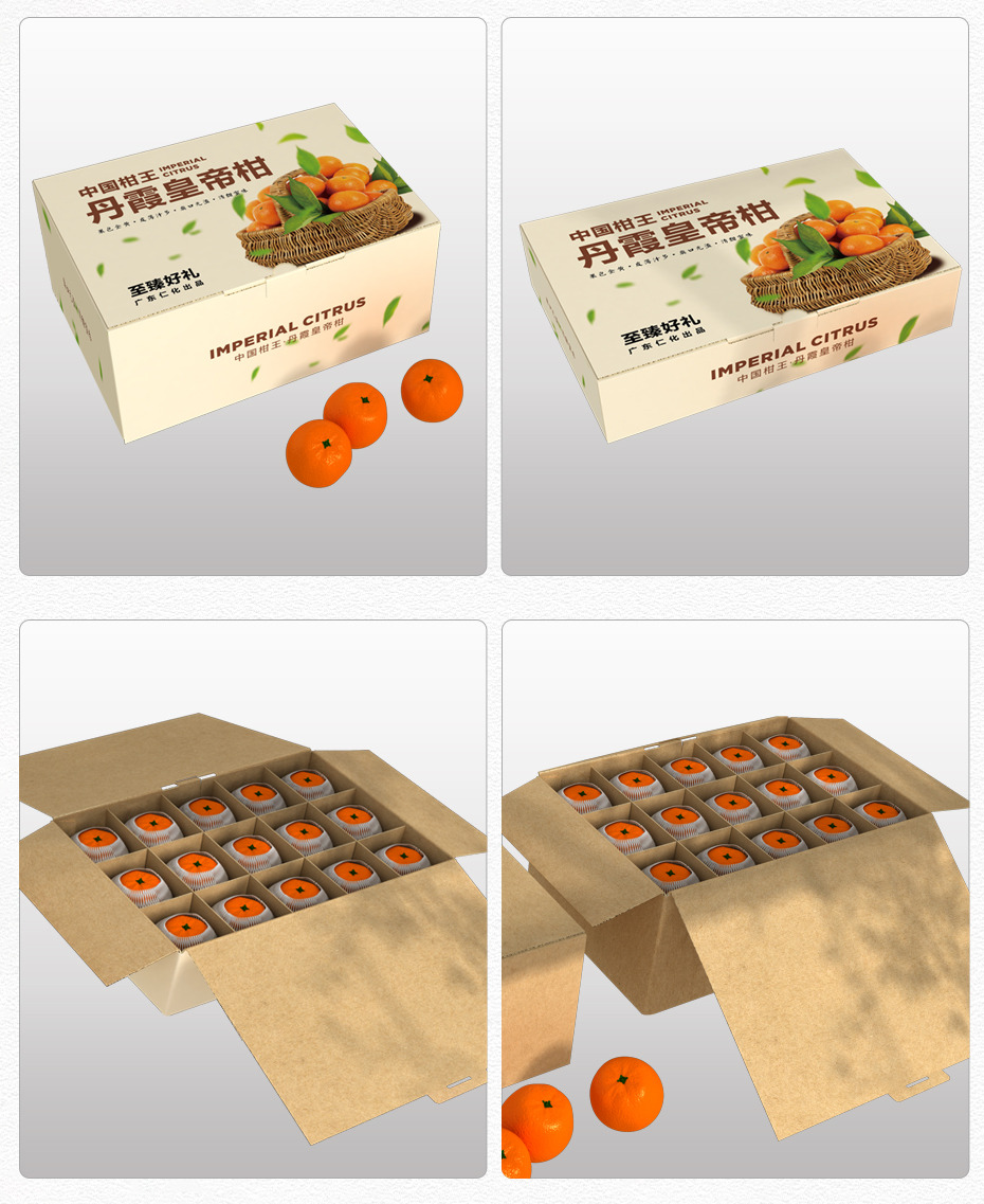 橙子水果包装盒子