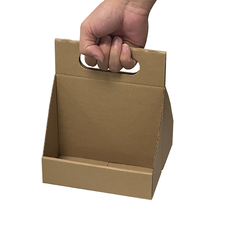 啤酒饮料调味品便携手提瓦楞包装盒