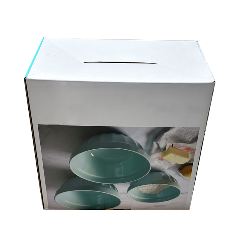 天青色家用陶瓷碗餐具包装彩箱纸箱