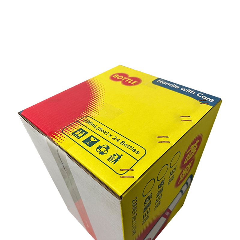 樽装豆奶牛奶包装瓦楞纸箱钉箱