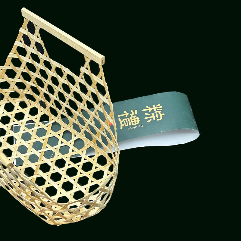 镂空竹篮竹筐手提端午粽子礼品包装篮子批发