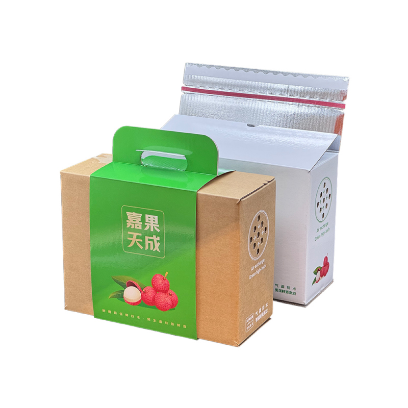 保鲜纸箱手提彩箱水果包装设计定制