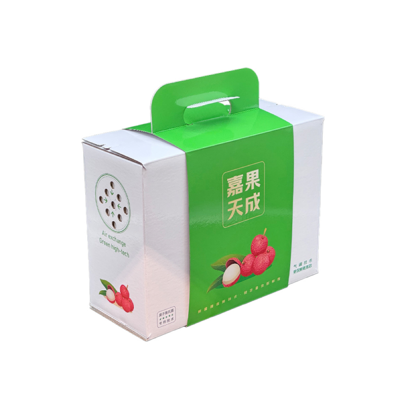 保鲜纸箱手提彩箱水果包装设计定制