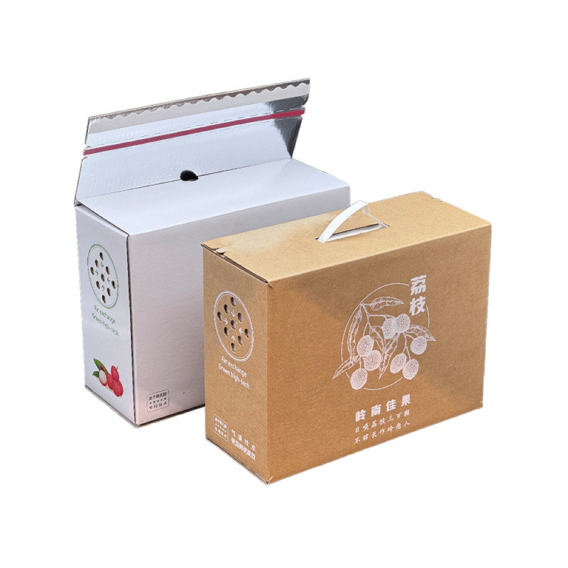 保鲜纸箱手提彩箱水果包装设计定制