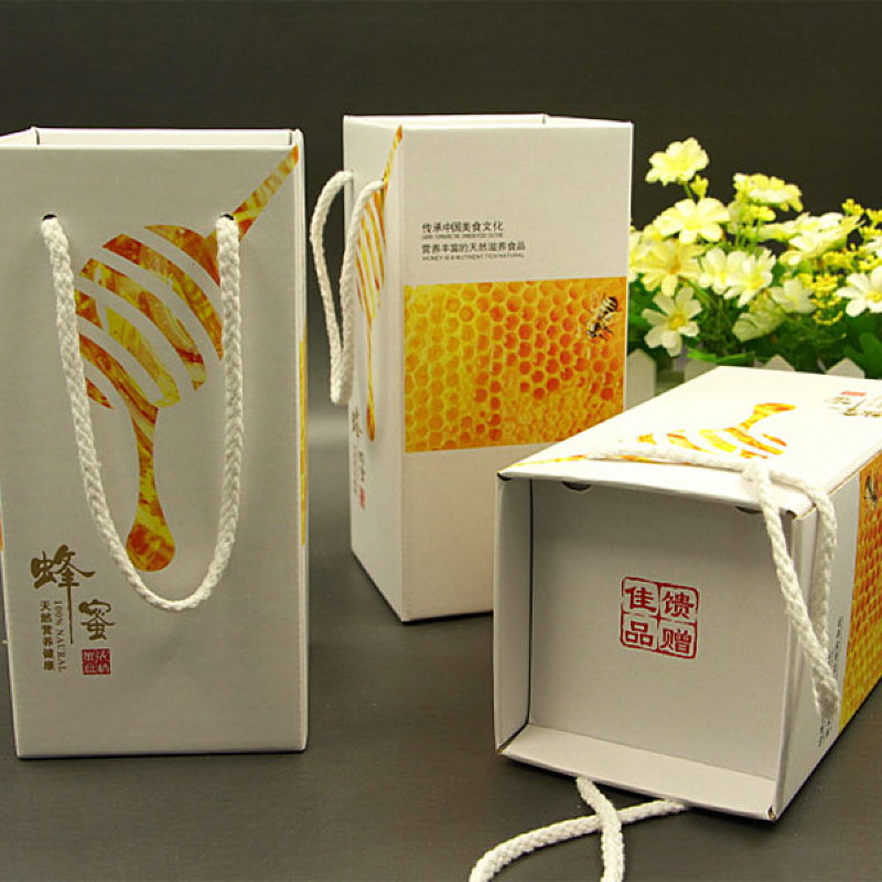 蜂蜜包装彩盒、礼盒设计定制