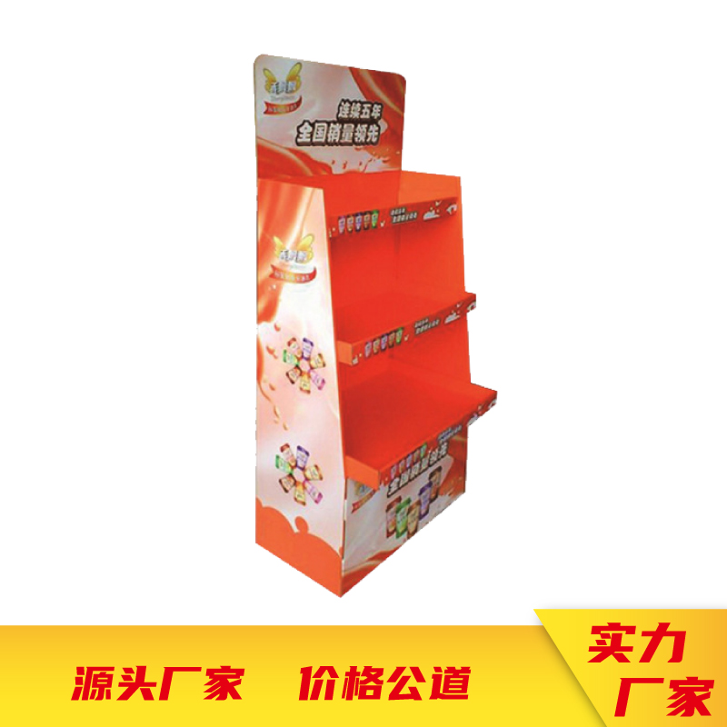 pdq展示列架纸堆头设计定制