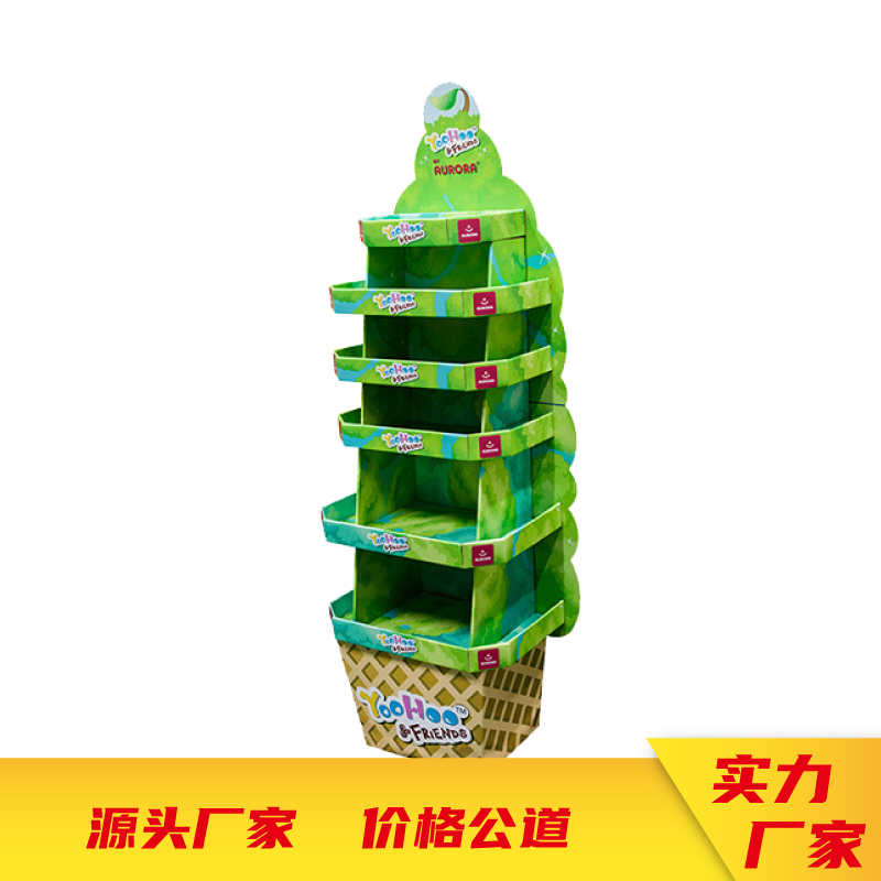 pdq展示列架纸堆头设计定制