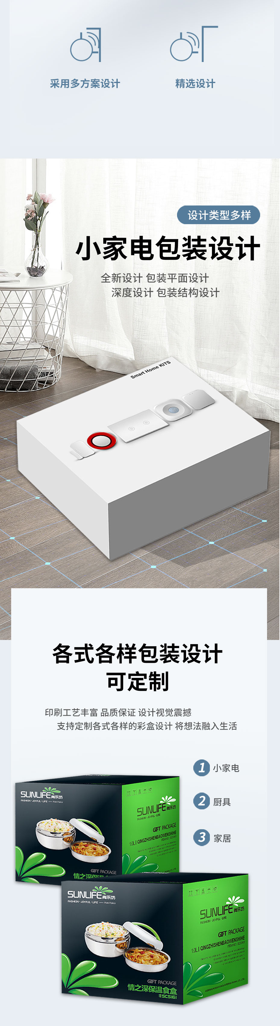 家居产品小家电包装设计